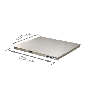 Весы платформенные из нержавеющей стали МАССА 4D-PM.S-12/10-1500 (весовой модуль)